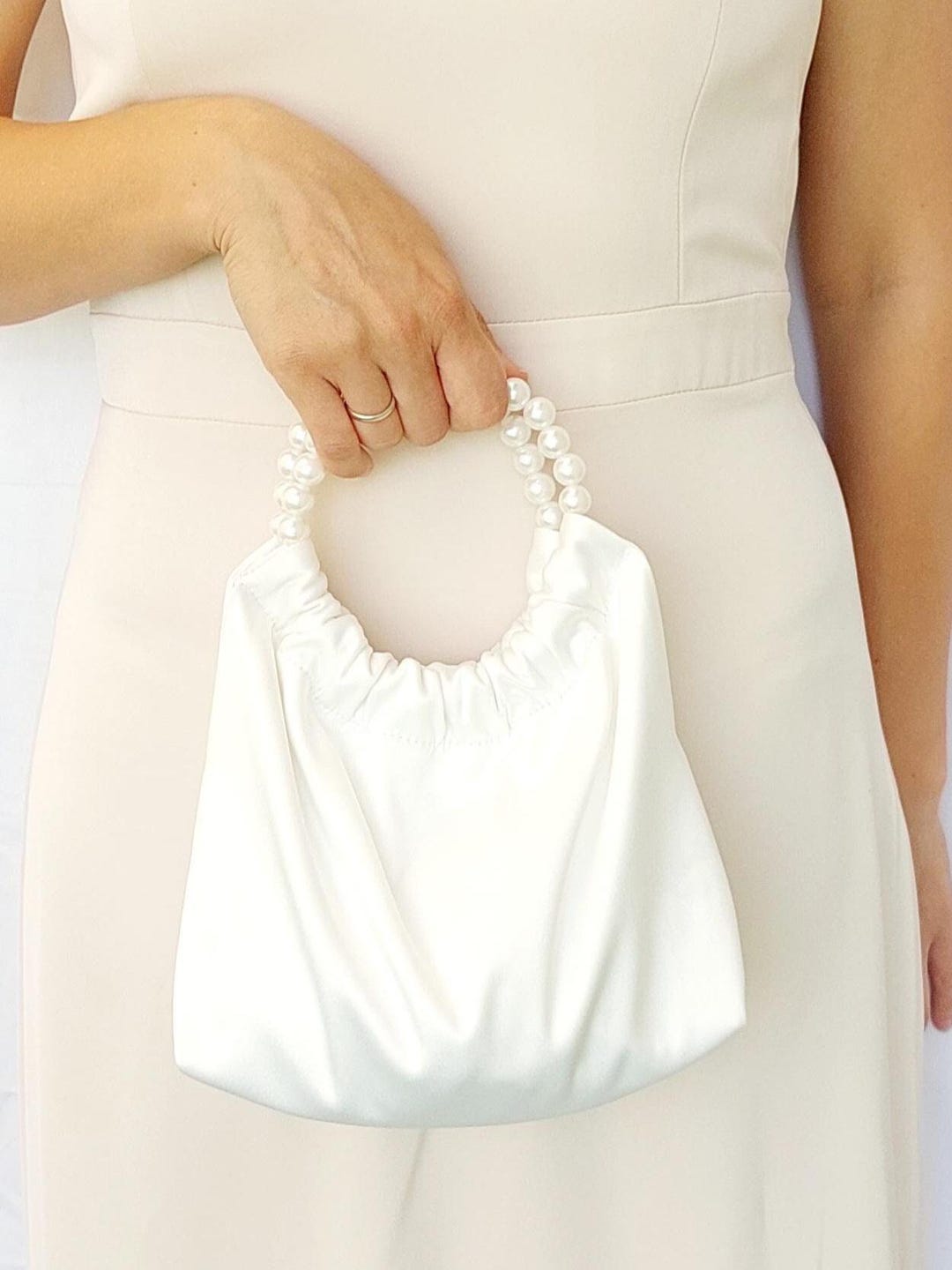 Chic Ivory Brauttasche Perfekte Hochzeit Accessoires