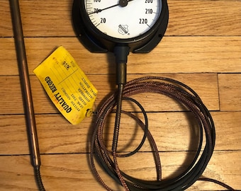 Vintage 4” Ashcroft Vapor Pressure Dial Thermometers-New Old Stock-Steampunk-Industrial -Lot of 3