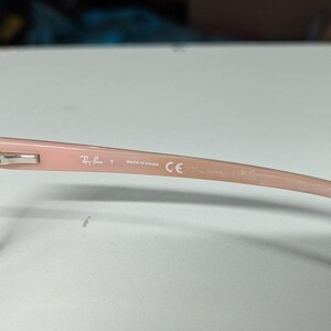 Vintage y2k Ray Ban Eyeglasses Frames RB5150 5024 50-19-135 Black/Pink Full Rim bild 5