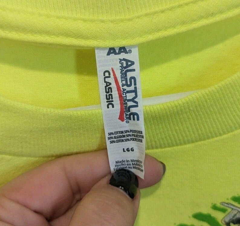 MONSTER JAM World Finals Neon Yellow Graphic Trucks T-Shirt Las Vegas 2016 Large zdjęcie 5