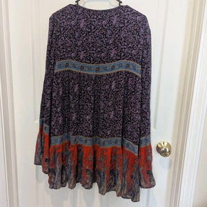 Boho Festival Paisley Bell Sleeve Tunic Ecote Urban Outfitters Whimsigoth Namira image 8