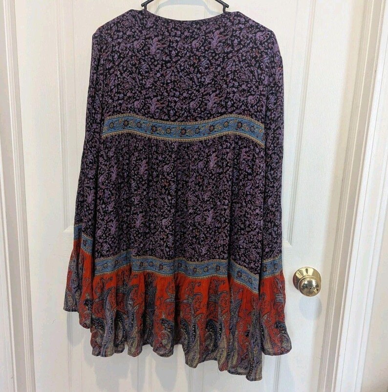 Boho Festival Paisley Bell Sleeve Tunic Ecote Urban Outfitters Whimsigoth Namira image 8