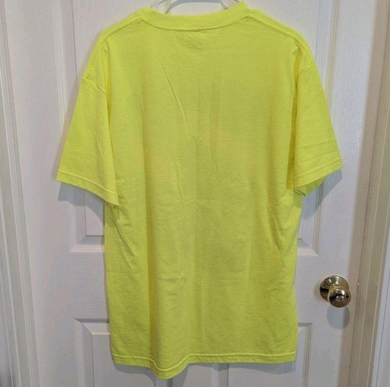 MONSTER JAM World Finals Neon Yellow Graphic Trucks T-Shirt Las Vegas 2016 Large zdjęcie 3