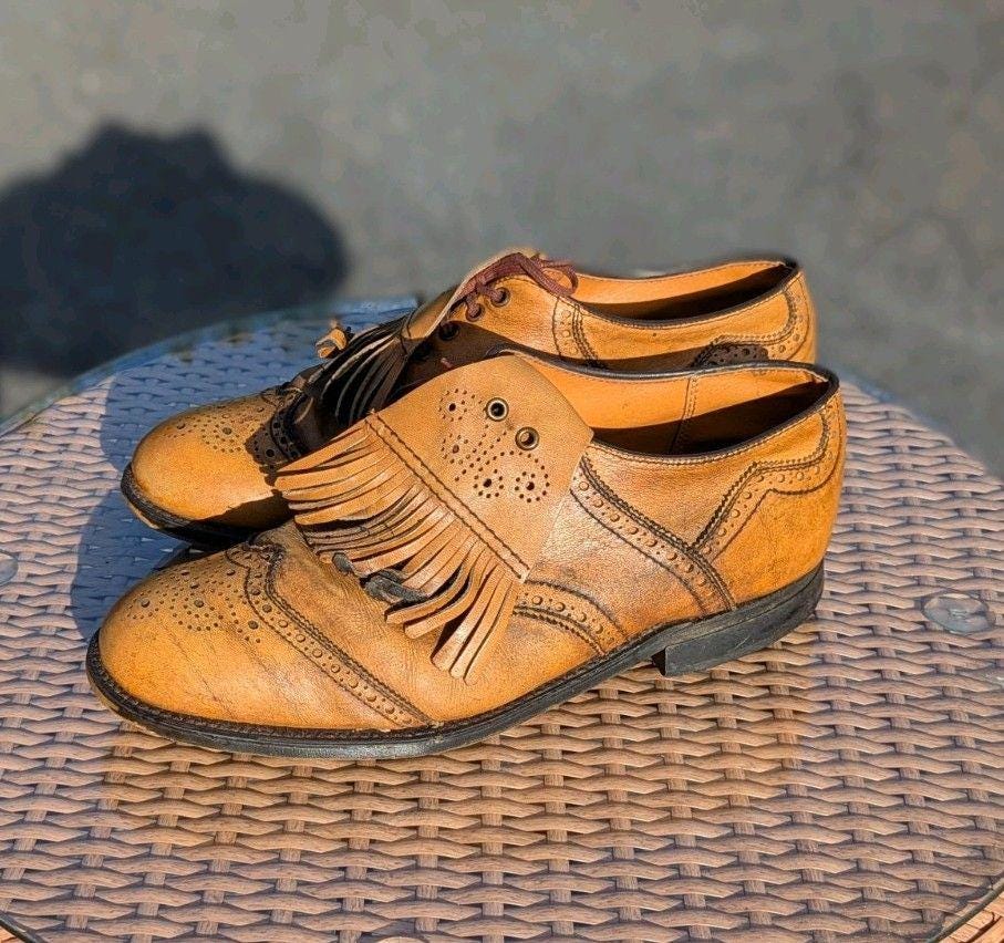 FootJoy classic 26センチ　デッドストック恐らく30年前？ Vintage Footjoy Golf Shoes - Etsy Canada