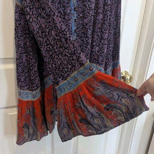 Boho Festival Paisley Bell Sleeve Tunic Ecote Urban Outfitters Whimsigoth Namira image 4