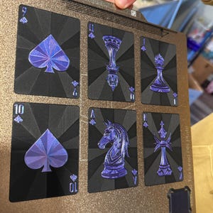 Cartas de baralho impressas em 3D da Artisan – Baralho durável, à prova d'água e com embaralhamento suave para noites de pôquer e colecionadores