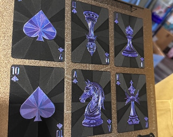 Artisan 3D Printed Playing Cards – Durable, Waterproof Smooth-Shuffling Deck for Poker Nights & Collectors