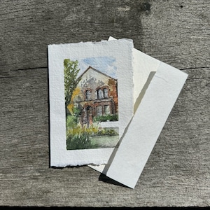Carte per acquerello fatte a mano su carta di cotone Khadi, A6 (11x15 cm) – Dipinti per la casa personalizzati e design già pronti