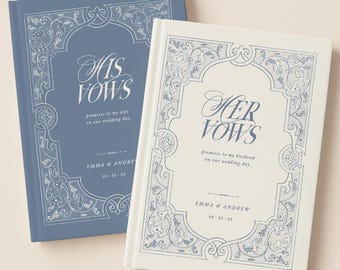 Benutzerdefinierte Bookish Hochzeit Gelübde Bücher in personalisierten klassischen Buchumschlag Stil Hochzeitsandenken