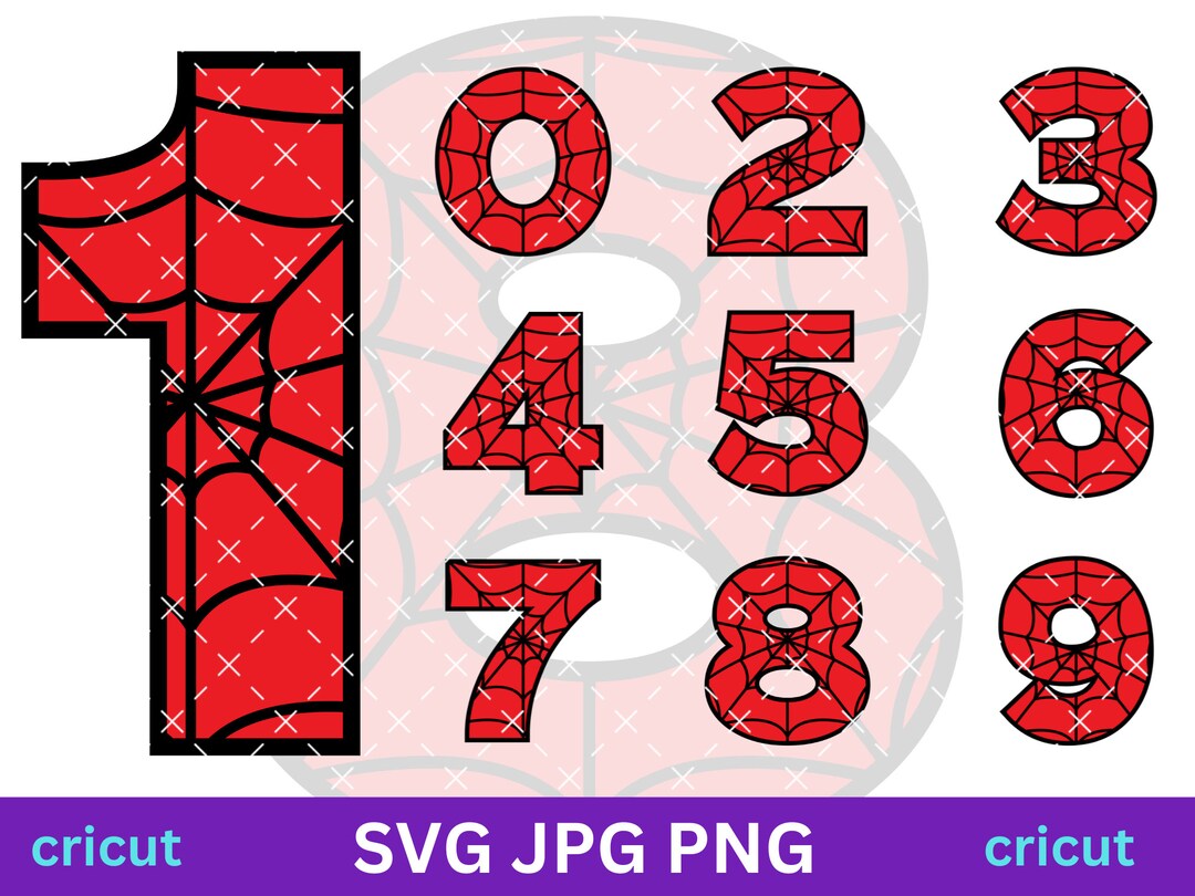 Number Card Svg Number Svg, Number Clipart, Number Cut File for Cricut, Numbers Svg ...