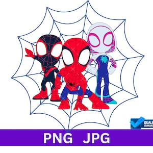 Spidey und seine erstaunliche Freunde Png, Spidey und seine erstaunliche Freunde JPG, Spidey Eisen auf druckbare, Spidey Sublimation, digitale Datei