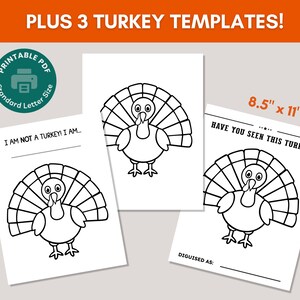 Turkey Disguise Printable | Mermaid Turkey in Disguise | Disguise a ...