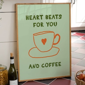 Coffee Lover Print: Trendy Kitchen Wall Art (Digital Download)