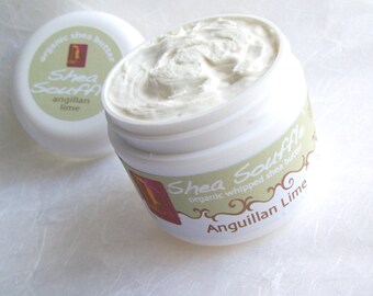 LIME Organic whipped body butter 4oz  Bath & Beauty Natural Organic Skincare moisturizer