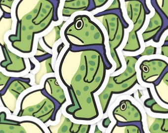 Portland Frog Kiss Cut Sticker, Anti-Trump Sticker Pack, Anti Ice Political Humor