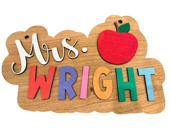 Teacher Door Sign