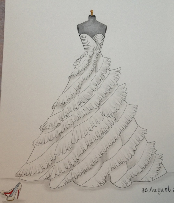 drawing dress
