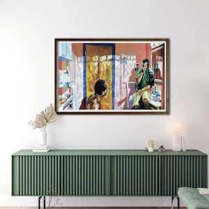 Funny Bathroom Wall Art,Friday movie Bathroom scene  Art Prints,Friday Movie Poster