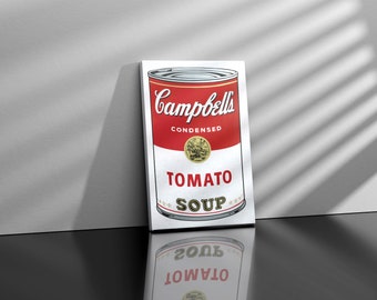 キャンベルスープ缶 アンディ・ウォーホル レザープリント/1962