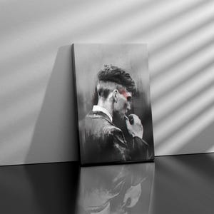 Peaky Blinders-poster, Tommy Shelby Canvas, Peaky Blinders-print, tv-serie retroposters, Peaky Blinders, tv-serie print, Cillian Murphy