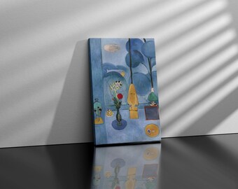 Henri Matisse The Blue Window 1913 Canvas Print Art,Matisse Poster,Matisse Painting,Matisse Print,Art Reproduction,Archival Giclee