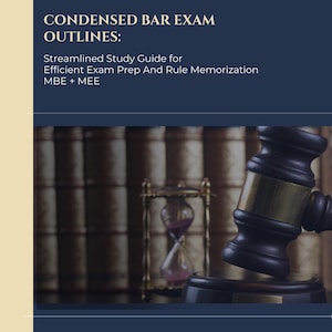LMK Massivholz Condensed Bar Exam Outlines: Optimierter Lernleitfaden für eine effiziente Prüfungsvorbereitung.