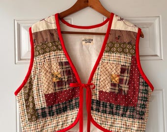 Patchwork Quilt Vest | Small - Etsy