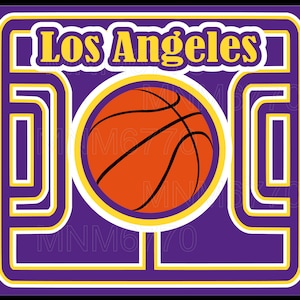 Tumbler Wrap 8.2&quot;x9.3&quot; LA Basketball - PNG