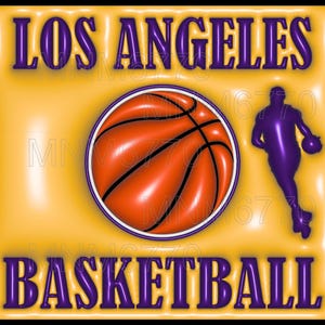 Tumbler Wrap 8.2&quot;x9.3&quot; los angeles basketball - PNG