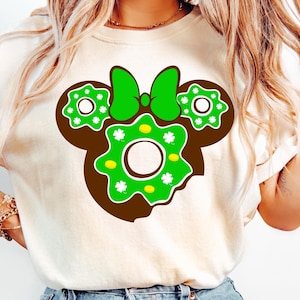 St. Patrick&#39;s Day Shirt Disney Trip Tee, Mickey Minnie Shamrock Lucky Tshirt, Disney Family St Patrick&#39;s Tee, Disneyland Shirts, Irish Shirt
