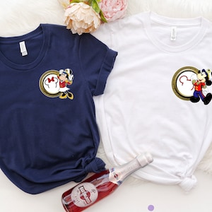Mickey and Minnie Mouse Cruise Captain Shirt, Disney Cruise Trip T-shirt, Disney Summer Vacation Shirt, Family Disney Trip 2025