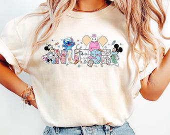 Disney Nurse Shirt, Nurse Week Shirt, Nurse Appreciation Shirt, Nurse Gift Shirt, RN Shirt, Disney Stitch Nurse Shirt,Disney Shirt