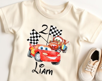 Disney Cars Birthday Shirt, Lightning McQueen Birthday Tee,Cars Family Trip Shirt, Disneyland Lightning McQueen Shirt