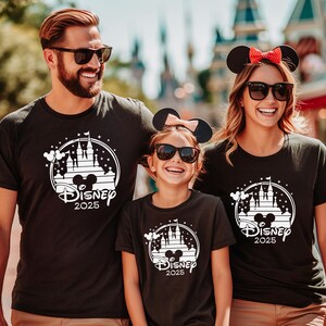 Disney Family Trip 2026 Shirts, Disney Family Vacation 2026 Shirt, Custom Disney Trip Shirts, Disneyland T-Shirt, Disney Group Tees image 3