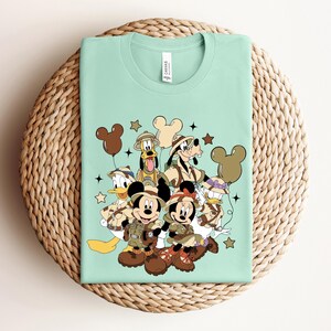Wild Trip Sweatshirt, Mickey and Friends Shirt, Family Trip 2026 Safari Shirt, Disney Friends Shirt, Family Vacation Tee, Disneyland Trip image 2