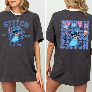 Disney Stitch Est. 2002 Shirt, Stitch T Shirt, Cute Stitch Shirt, Disney Shirt, Stitch Snacks Shirt, Stitch Disneyland Shirt image 4