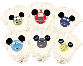 Disney Cars Movie Characters Shirt, Lightning Mcqueen and Friends Shirt, Disney Family Trip Shirt, Radiator Springs Shirt