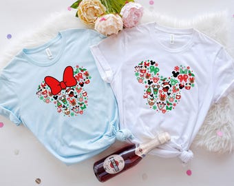 Christmas Shirt, Mickey Christmas Shirt, Minnie Christmas Shirt, Christmas Trip Shirt, Disneyland Christmas, Christmas Couple Shirt