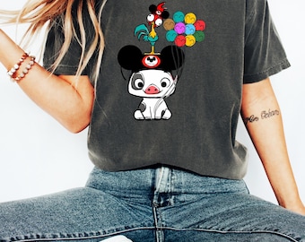 Disney Moana Pua And Hei Hei Shirt, Moana Hei Hei Shirt, Disney Moana Pua Shirt, Moana Characters Tee, Moana Friends Shirt, Moana Gift