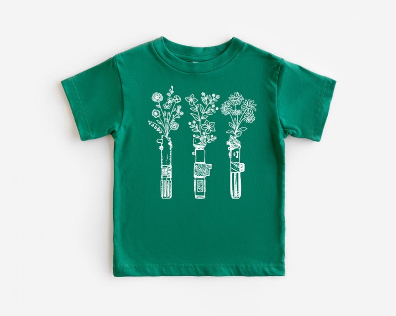 Star Wars Floral Lightsaber Shirt, Women's Star Wars Shirt, Galaxy's Edge Shirt, Darth Vader Shirt, Disney World Shirt, Star Wars Lover Gift imagem 3