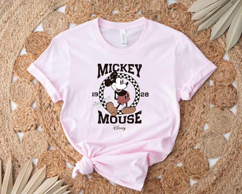 Retro Mickey Mouse Shirt, Vintage Mickey Shirt, Disney Vacation Shirt, Disneyland Mickey Shirt, Magic Kingdom Shirt, Classic Mickey Tee image 4
