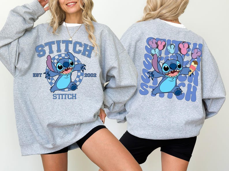 Disney Stitch Est. 2002 Shirt, Stitch T Shirt, Cute Stitch Shirt, Disney Shirt, Stitch Snacks Shirt, Stitch Disneyland Shirt image 3