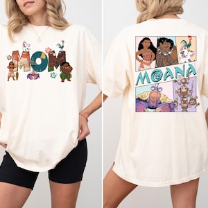 Disney Moana Mom And Dad Shirt, Princess Moana Family Matching T-Shirt, Moana Mom Tee, Maui Dad Sweatshirt, Hei Hei and Pua Family Trip Tee image 1