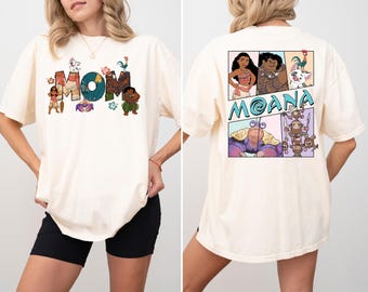 Disney Moana Mom And Dad Shirt, Princess Moana Family Matching T-Shirt, Moana Mom Tee, Maui Dad Sweatshirt, Hei Hei and Pua Family Trip Tee