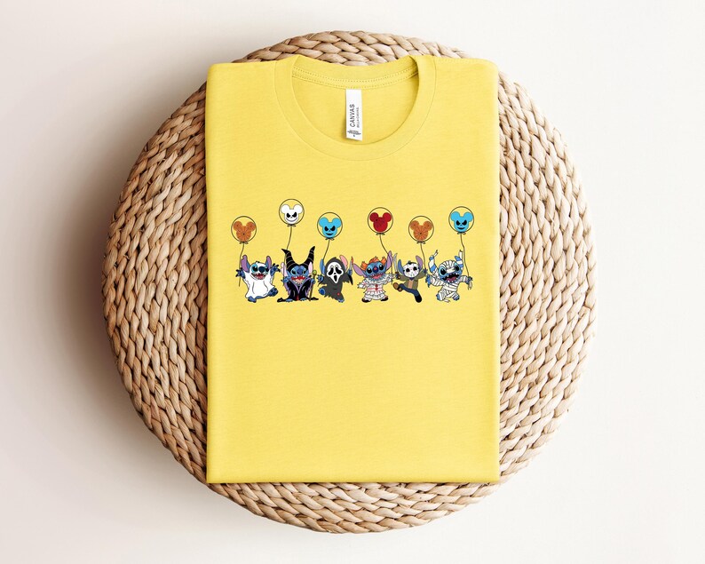 Halloween Stitch Shirt, Disney Stitch Sweatshirt, Stitch Matching Halloween, Spooky Season Stitch Shirt, Kids Halloween Stitch Family Tee image 2