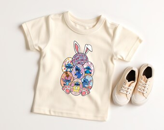 Disney Stitch Happy Easter Shirt, Disney Stitch Happy Easter Shirt,Stitch Bunny Shirt, Disney Easter Shirt,, Stitch and Angel Easter,