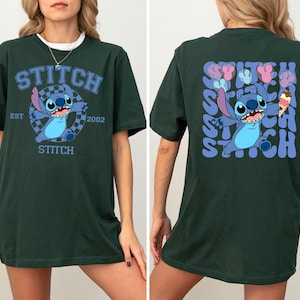 Disney Stitch Est. 2002 Shirt, Stitch T Shirt, Cute Stitch Shirt, Disney Shirt, Stitch Snacks Shirt, Stitch Disneyland Shirt image 1