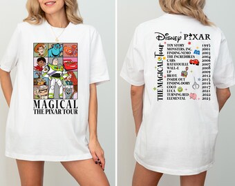 Disney Magical The Pixar Tour Shirt, Retro Disney Toy Story Buzz Sweatshirt, Disneyland Pixar 2026 Tee, Magic Kingdom Trip, Walt Disney Gift
