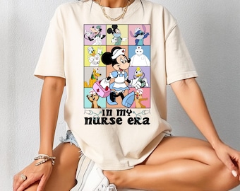In My Disney Nurse Era T-shirt,Happy Nurse's Day 2026, Nursing School Student Gift Idea, Minnie Mouse Nurse Tee, Disneyworld Shirt, Nurse