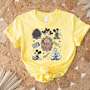 Retro Classic Mouse Holiday Theme Park Shirt, Mickey Mouse Balloons Shirt, Magic Ticket Tee, Family Vacation 2026, Walt Disney World Shirt image 3
